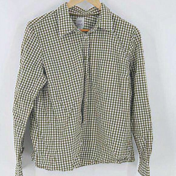 IZOD Olive Green Button Up‎ - Picture 1 of 5
